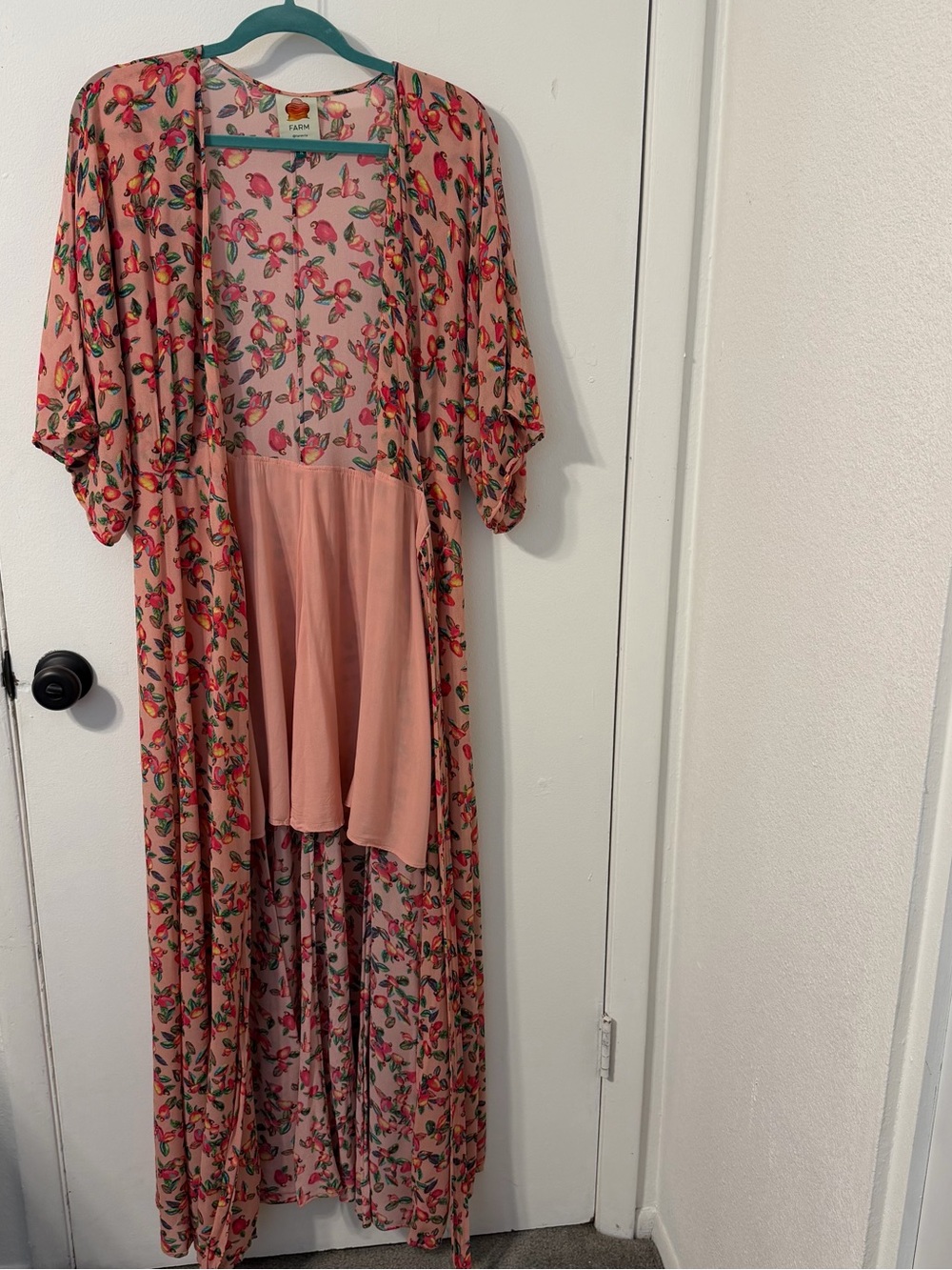 FARM Rio Fruit and Floral Wrap Maxi Dress | Anthropologie - Picture 2 of 6